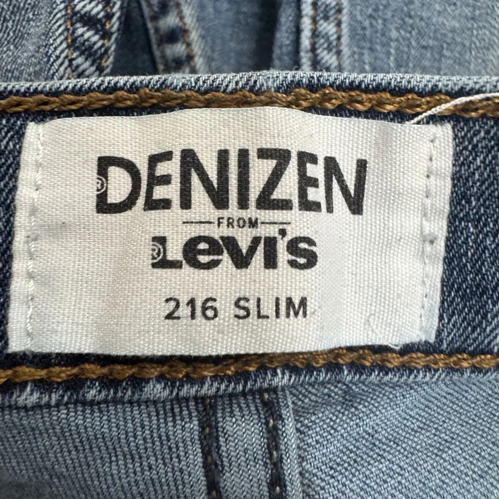 Denizen from Levis 216 Slim Fit Jeans Mens 31x27 Medium Wash Blue Denim Pants